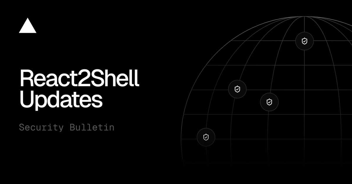 React2Shell Updates Security Bulletin