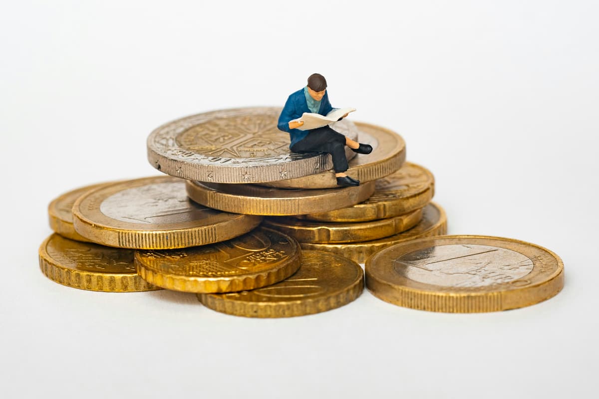 Stacked gold coins
