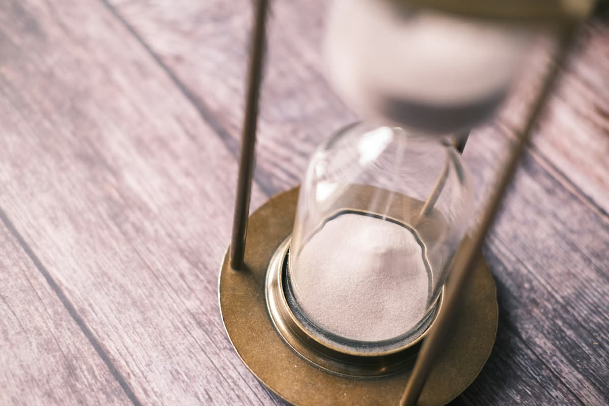 A hourglass