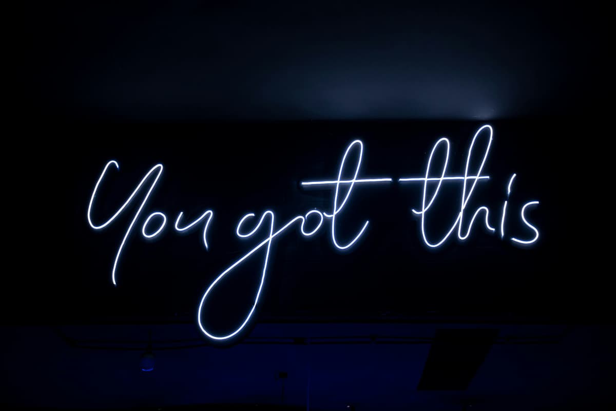 You got this